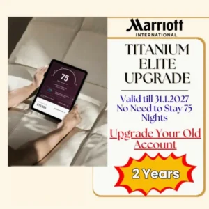 Marriott Titanium Elite Upgrade for 2 Years